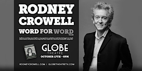 Rodney Crowell: Word for Word Tour