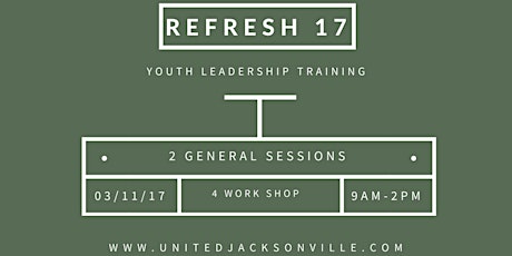 REFRESH - 2017 - YOUTH LEADERSHIP TRAINING primary image