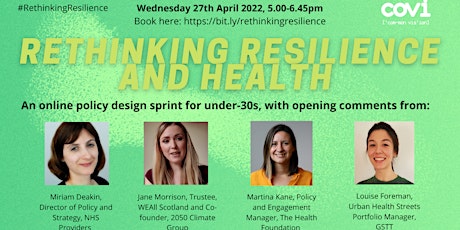 Rethinking Resilience and Health: Policy design sprint primary image