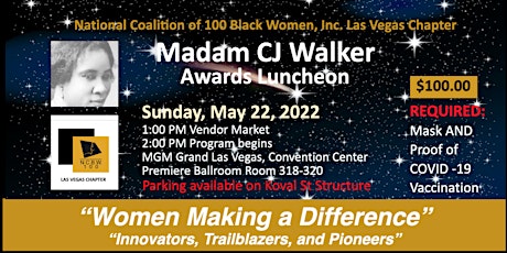 The Madam C. J. Walker Awards Luncheon "Women Making A Difference" tickets
