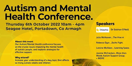 Autism/Mental Health Conference tickets
