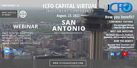 Live Web Event: The iCFO Virtual Investor Conference - San Antonio tickets