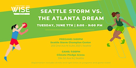 WISE @ the Seattle Storm - Climate Pledge Arena tickets