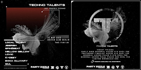 Techno Talents (Berlin) /w Amsterdam Techno Records tickets