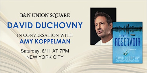 David Duchovny celebrates THE RESERVOIR at Barnes & Noble - Union Square