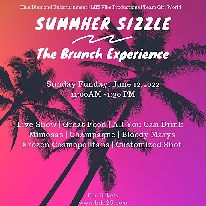SUNDAY FUNDAY THE BRUNCH EXPERIENCE BOTTOMLESS MIMOSAS SHOW FOR HER & HERS image