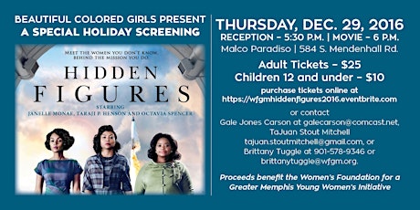 Special Holiday Screening of Hidden Figures primary image