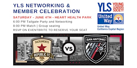 YLS Networking & Member Celebration - Sac Republic FC vs San Antonio FC tickets