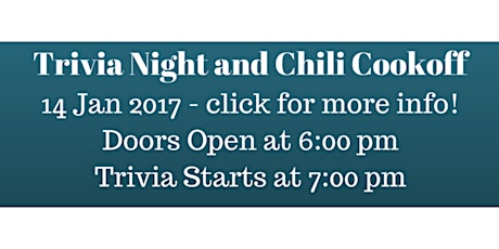 Trivia Night and Chili Cookoff! primary image