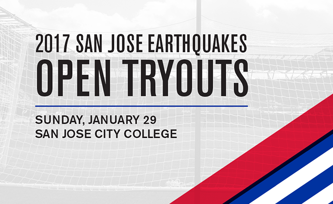 San Jose Earthquakes Open Tryout