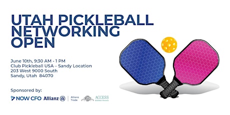 “Utah Pickleball Networking Open” tickets