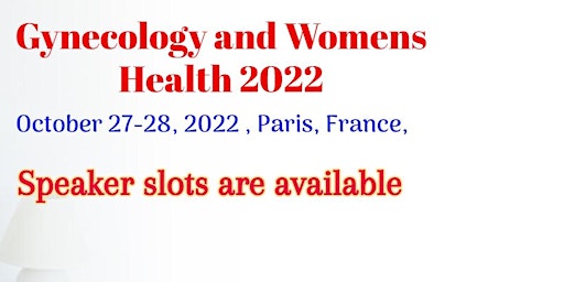2nd World congress of Gynecology and Women’s health 2022