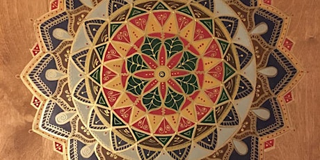 Painted Mandala Tray primary image