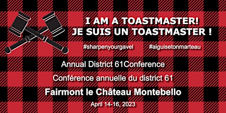 Conférence annuelle District 61 2023 Annual Conference billets