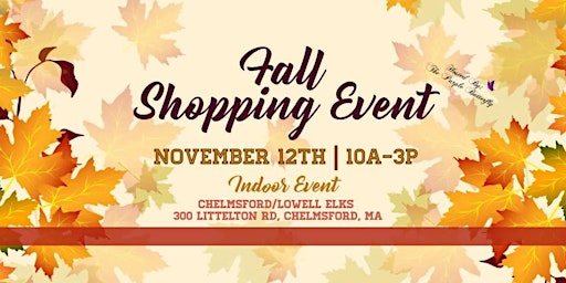 Fall Shopping Event