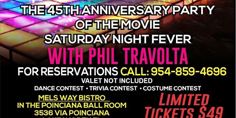 Saturday Night Fever 45th Anniversary Party & Leiza Michaels SoFL Hustle tickets