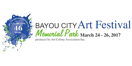 Bayou City Art Festival Memorial Park 2017 primary image