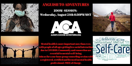 Anguish To Adventures - August Session tickets