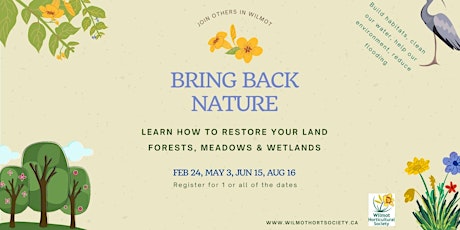 Bring Back Nature:  May