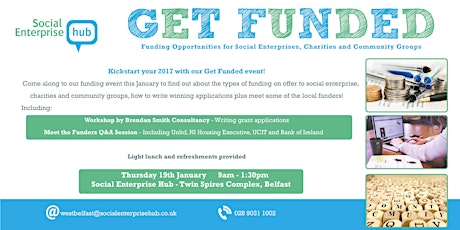 GET FUNDED! For Social Enterprise, Charities and Community Groups primary image