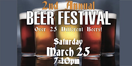 Imagen principal de 2nd Annual Bridgewater JCC Beer Festival 