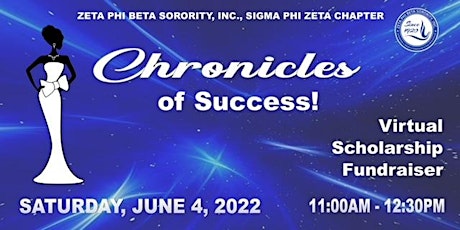 Chronicles of Success - 2022 Virtual Scholarship Fundraiser tickets