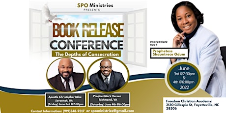 The Depths of Consecration Book Launch tickets