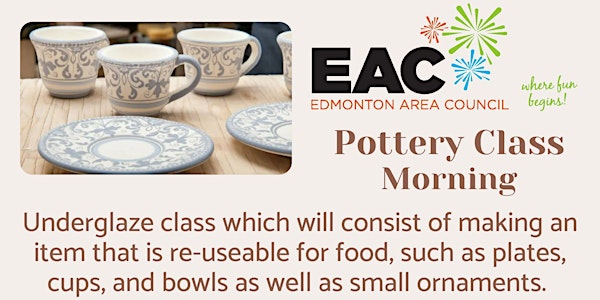 EAC Pottery Class - Morning, May 14th, 2022