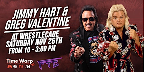 Greg Valentine & Jimmy Hart  Meet & Greet at WrestleCade!!!