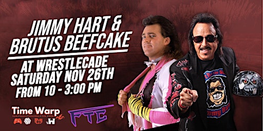 Jimmy Hart & Brutus The Barber Beefcake Meet and Greet at WrestleCade!!!