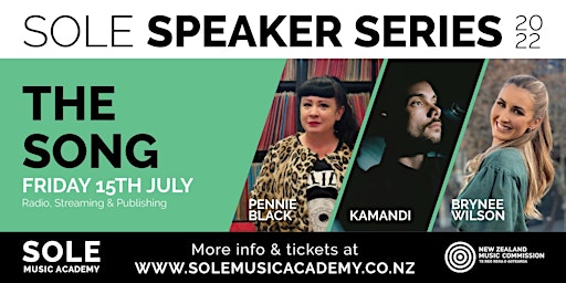 THE SONG - SOLE Speaker Series