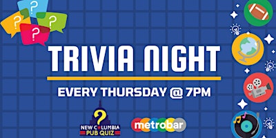 Trivia Night Thursdays at metrobar