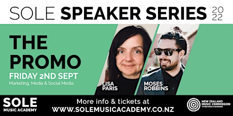 THE PROMO - SOLE Speaker Series tickets