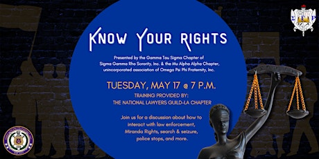 Know Your Rights Workshop tickets