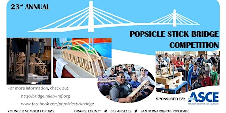 Popsicle Stick Bridge Competition 2017 primary image