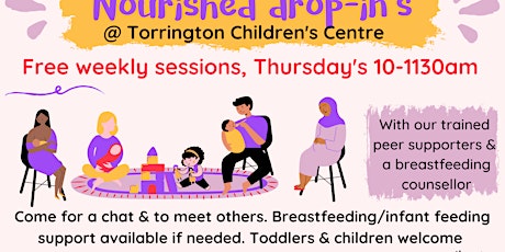 Nourished drop-in Torrington (breastfeeding & infant feeding support) tickets