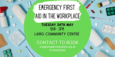 Emergency First Aid at Work (CONTACT US TO BOOK)