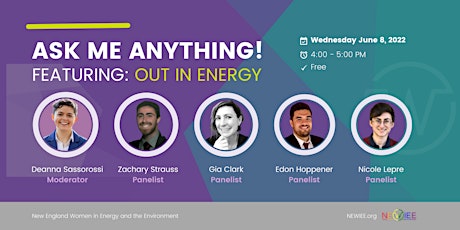Ask Me Anything featuring Out in Energy! tickets
