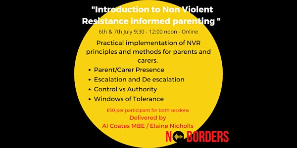 An Introduction to Non Violent Resistance informed Parenting