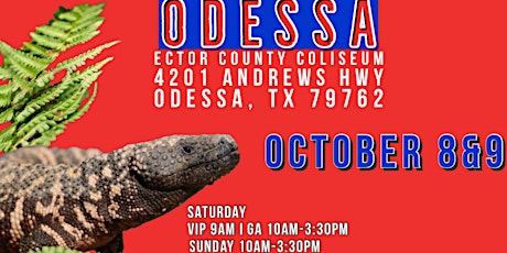 Odessa Reptile Expo Show Me Reptile Show tickets