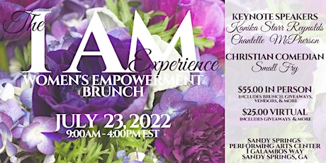 The "I AM" Experience: Women's Empowerment Brunch (IN PERSON) tickets