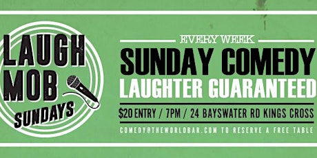 Laugh Mob Sundays (new Comedians every week!) primary image