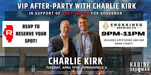 VIP After-Party with Charlie Kirk