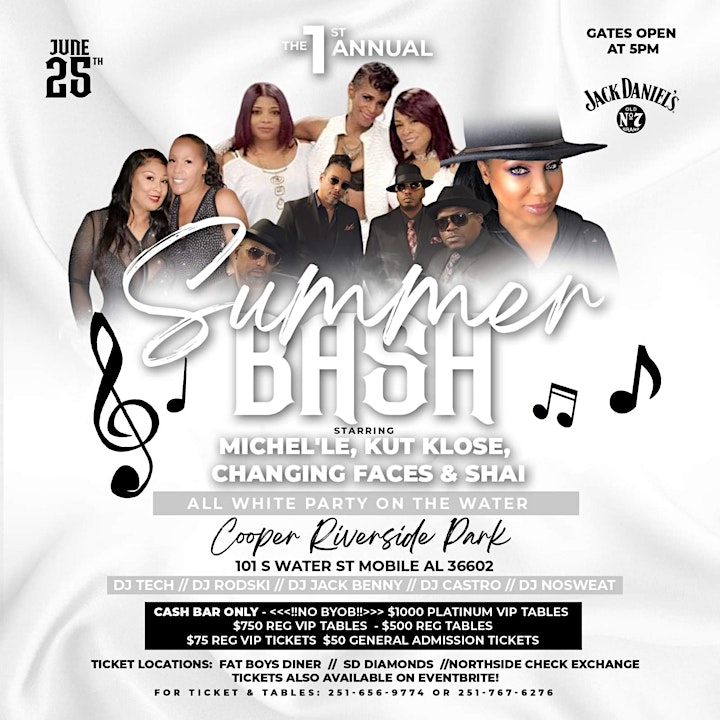 1st Annual Summer Bash Starring Michel'le, Kut Klose,Changing Faces & Shai image