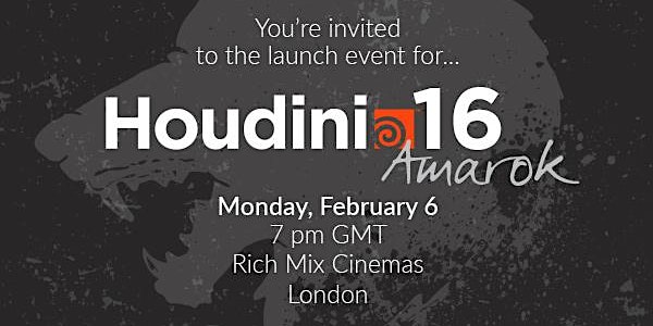 Launch Event: Houdini 16 Amarok