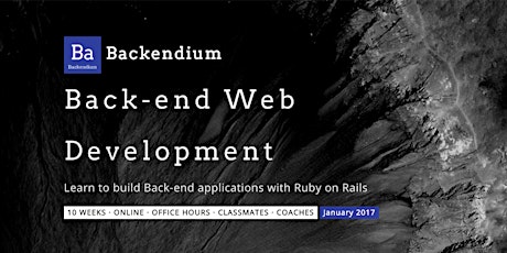 Backendium – Back-end Web Development Course [Online] primary image
