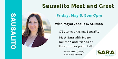 Sausalito Meet and Greet with Mayor Janelle Kellman