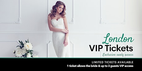 London Pop Up Wedding Dress Sale VIP Early Access tickets