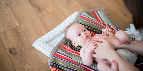   6 Week Baby Massage course at Flow Yoga studio Malone Road Belfast. Suitable for babies from 6 weeks old primary image