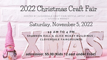 2022 Cloverdale Christmas Craft Fair  Nov. 5, 2022